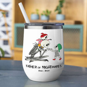 Father And Children 02QHDT230323 Personalized Black Coffee Mug - Coffee Mug - GoDuckee