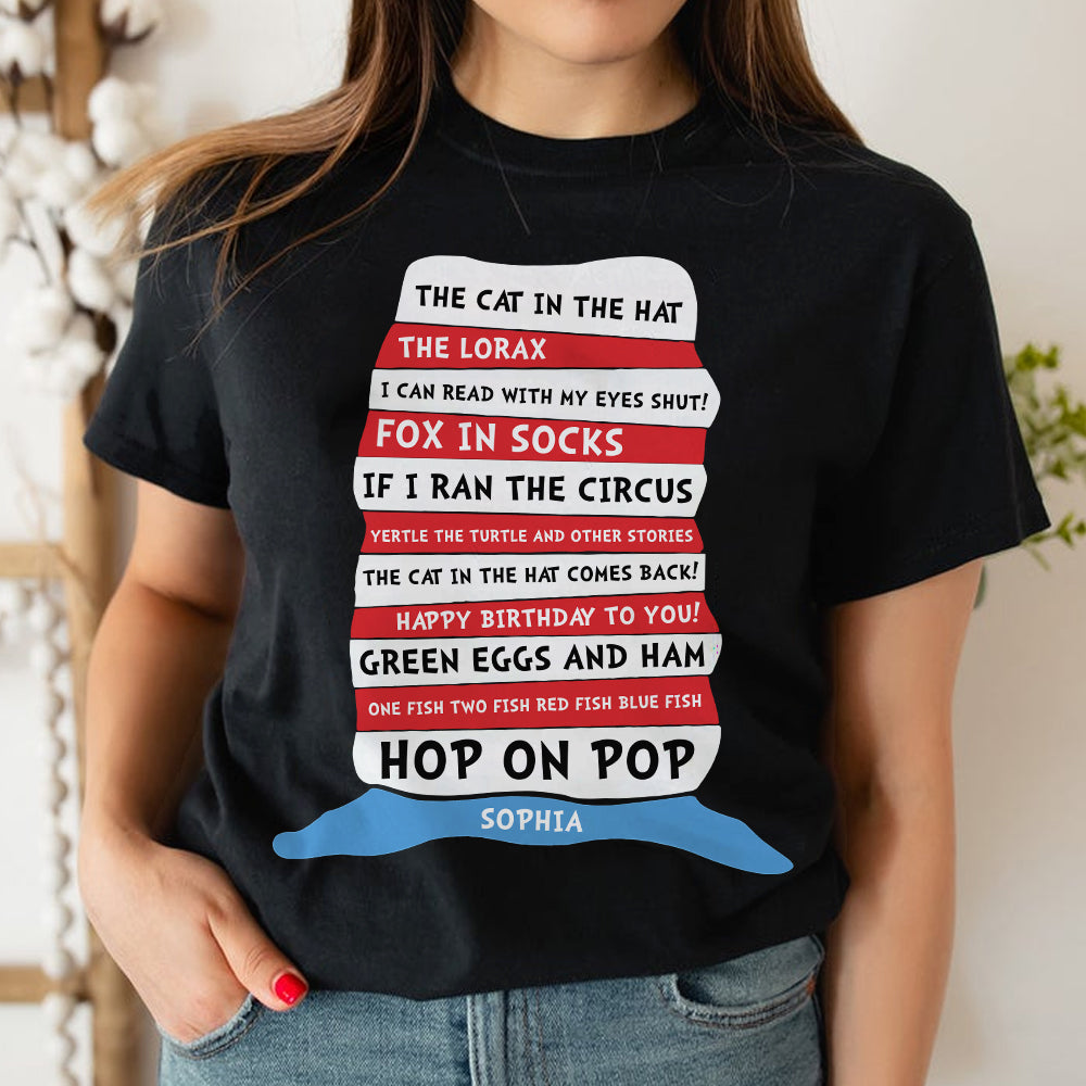 Name Book Lover T-shirt Hoodie Sweatshirt - Shirts - GoDuckee