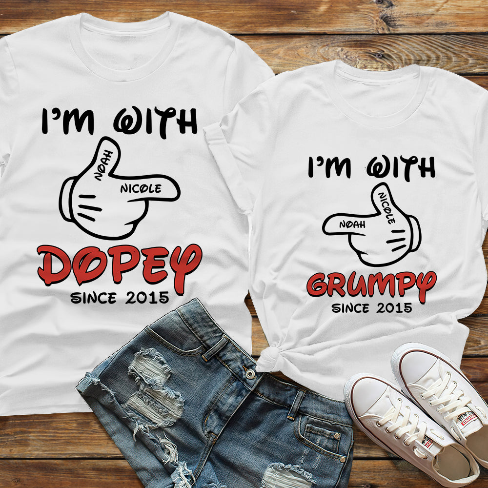 Couple T-shirt Hoodie Sweatshirt Gift 06QHDT090223 - Shirts - GoDuckee
