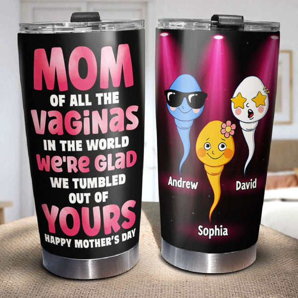 Mom Out Of All The Vaginas I'm Happy I Tumbled Out Of Yours Candle, Mother's  Day Gift Ideas