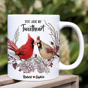 You're My Tweetheart Personalized Bird Couple Mug, Gift For Couple - Coffee Mug - GoDuckee