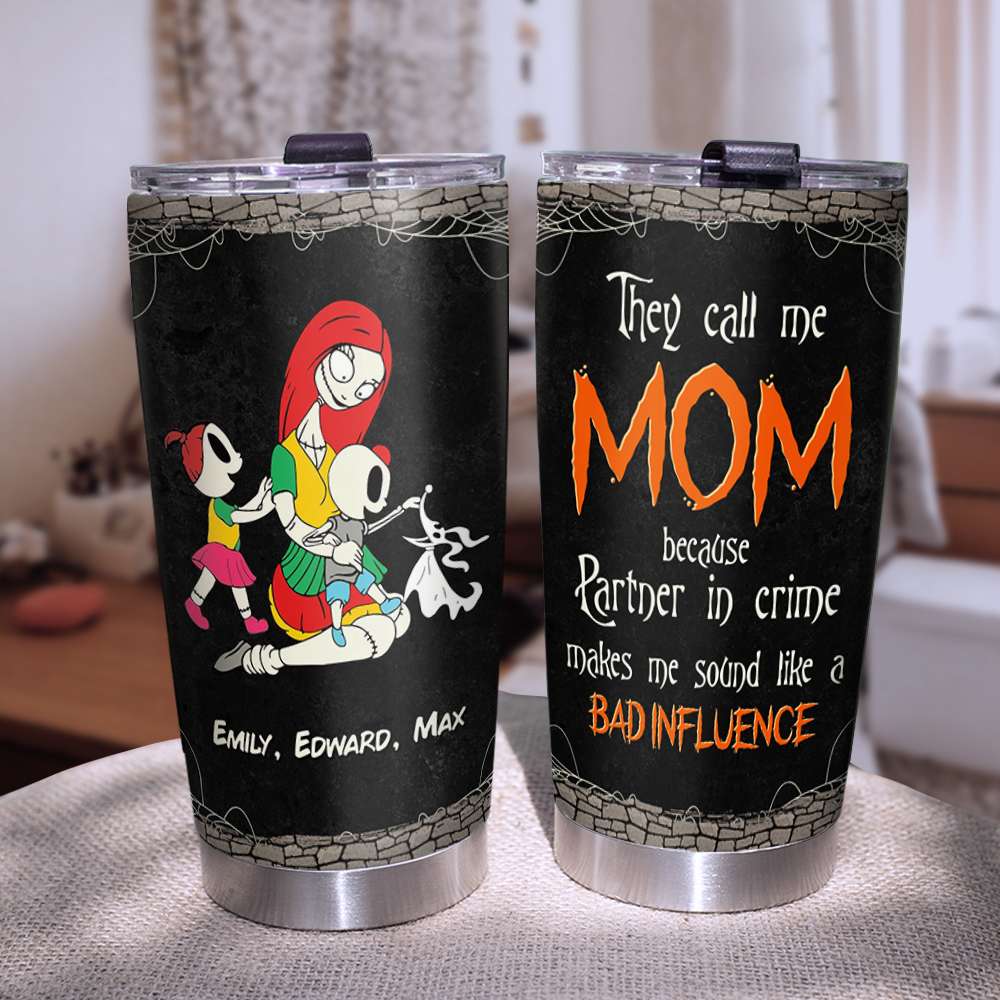 Partner in Crime, 03QHDT150423 Personalized Mom Dad Tumbler Gift - Tumbler Cup - GoDuckee