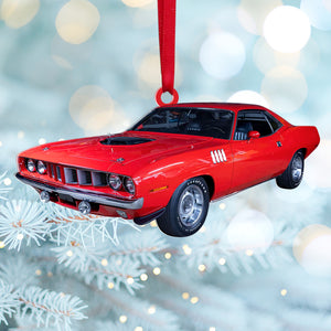 Custom Photo Muscle Car Ornament, Christmas Tree Decor, Gift For Car Enthusiastic - Ornament - GoDuckee
