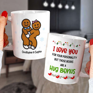 Naughty Gingerbread Christmas Couple, Christmas Mug Gift For Couples - Coffee Mug - GoDuckee