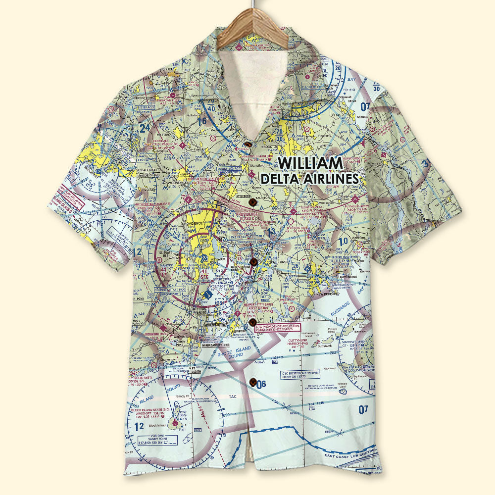 Personalized Aviation Hawaiian Shirt, Aloha Shirt, Gift For Summer - Hawaiian Shirts - GoDuckee