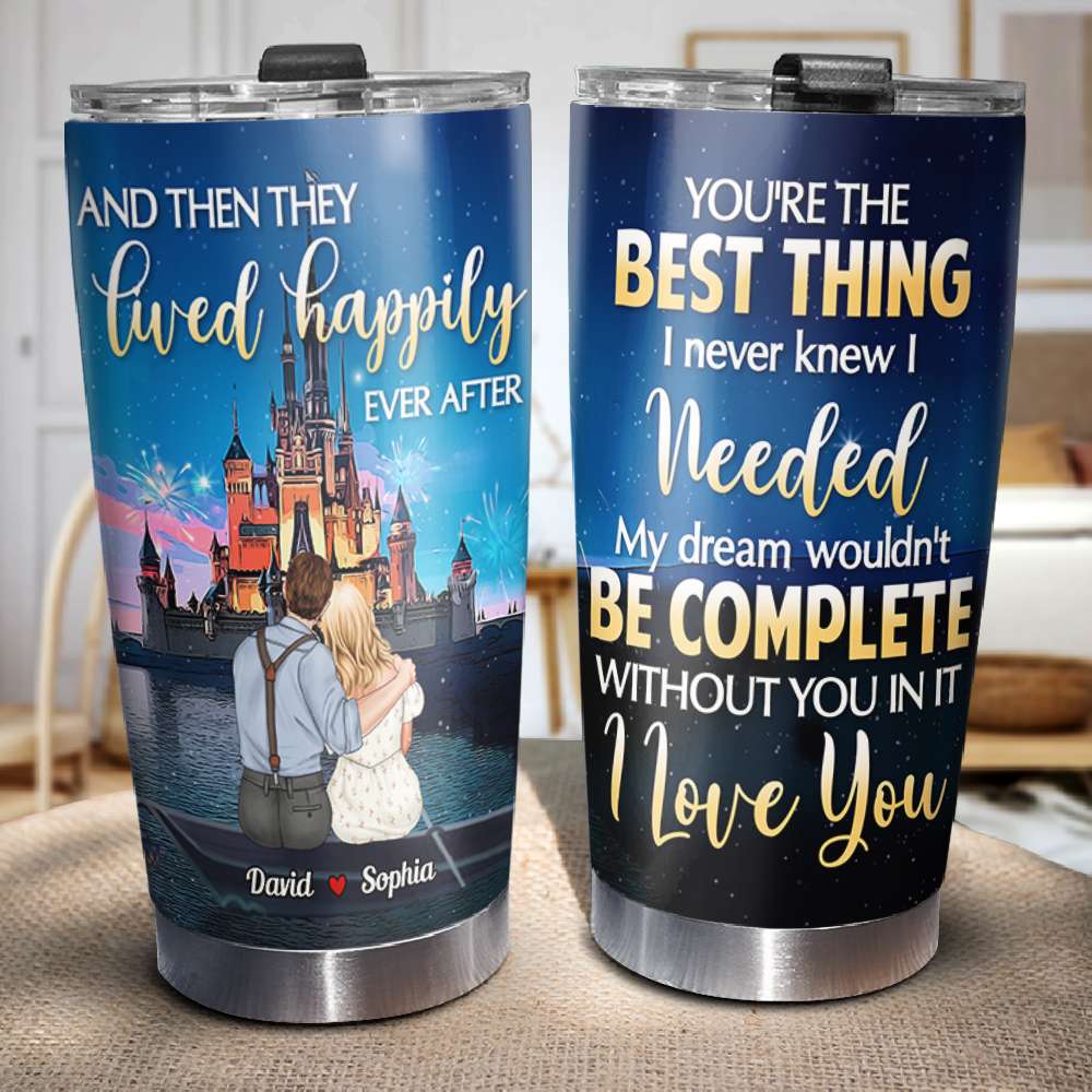 Personalized Tumbler- And Then They Live Happily- Couple Gift-3bhdt280223 - Tumbler Cup - GoDuckee