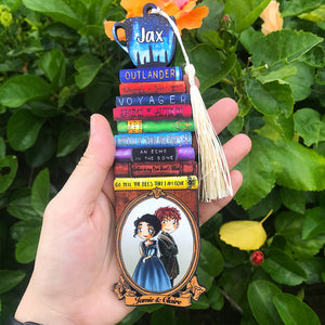 Personalized Outlander Bookmark Gift For Book Lover 11, Jamie & Claire - Bookmarks - GoDuckee