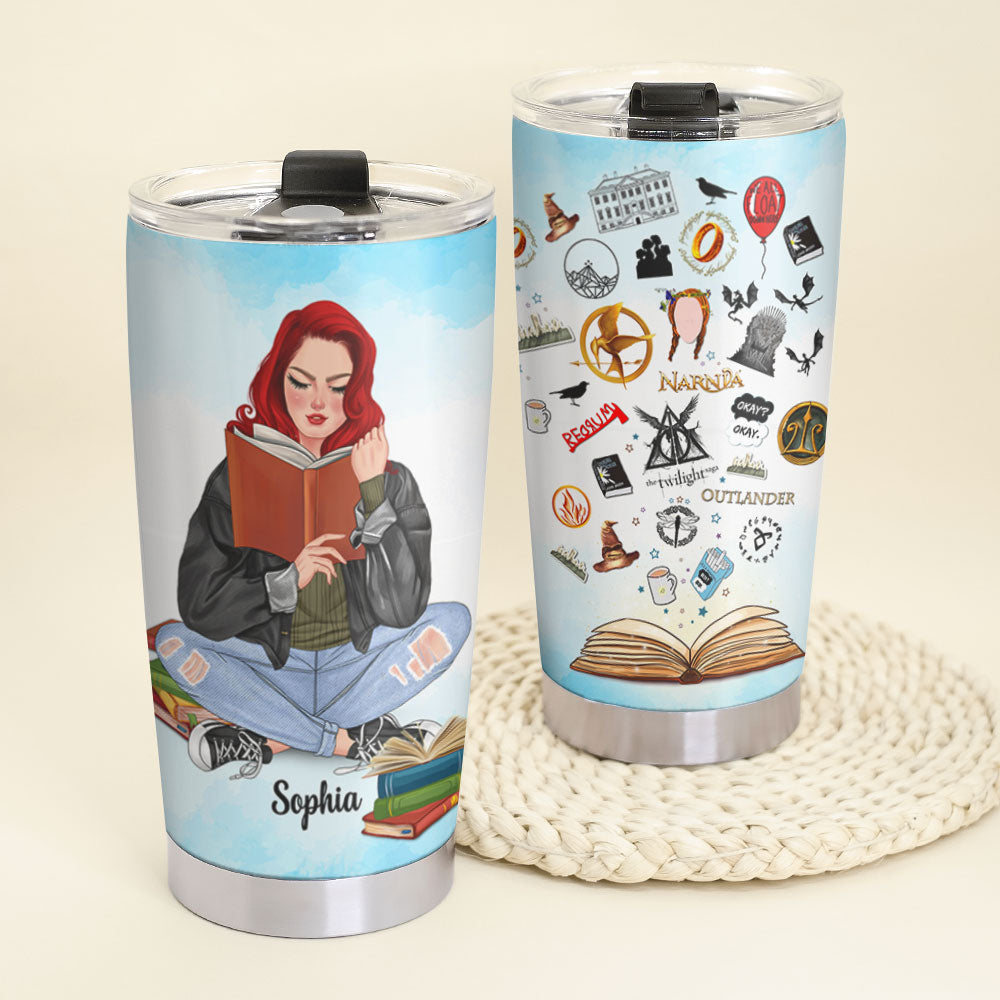 My Personality Is 85% The Last Book I Read Personalized Book Tumbler Cup Gift For Book Lovers - Tumbler Cup - GoDuckee