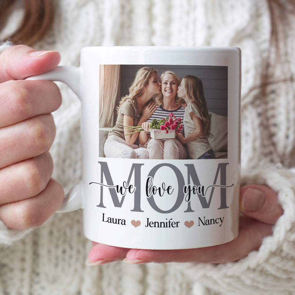 I Love You, Mom, Personalized Mug, Gift For Mother's Day - Coffee Mug - GoDuckee