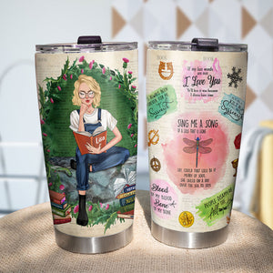 Sing Me A Song Of A Lass That Is Gone, Personalized Outlander Tumbler Cup, Gift For Book Lovers - Tumbler Cup - GoDuckee