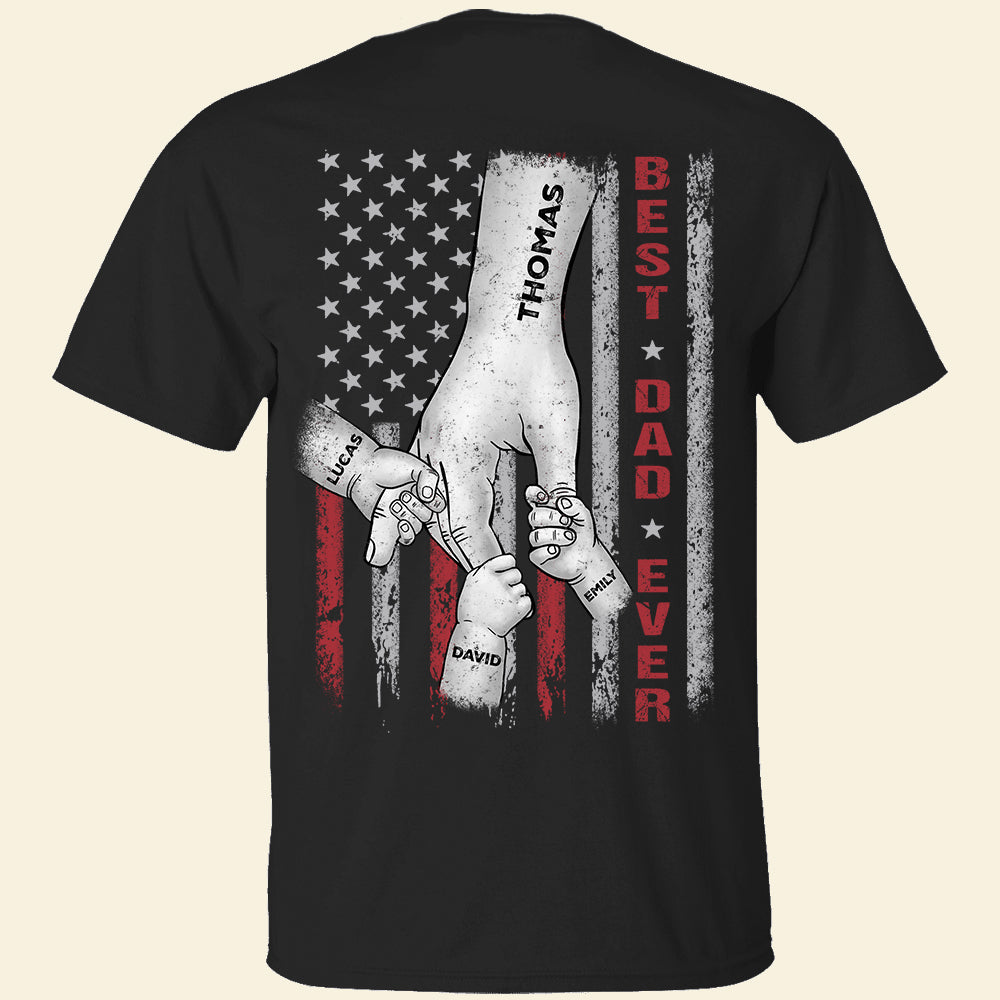Hand In Hand Dad And Kid 01OHDT190423 Personalized Tshirt, Hoodie, Sweatshirt - Shirts - GoDuckee