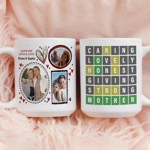 Love You Lots & Lots Custom Wordle Family Mug, Gift For Family - Coffee Mug - GoDuckee