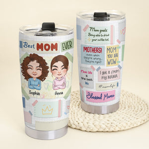 Best Mom Ever - Mother's Day Tumbler - Mother's Day Gift - Personalized Sticky Note Tumbler - Gift For Mom - Tumbler Cup - GoDuckee