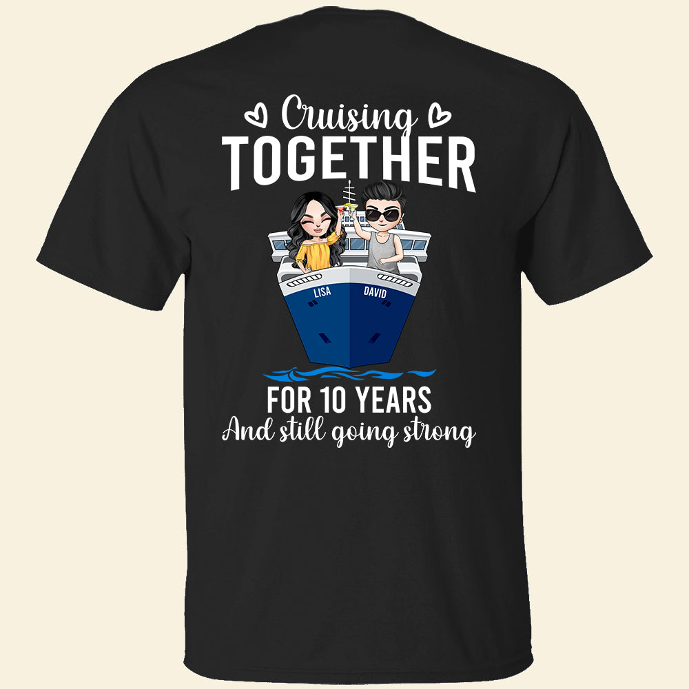 Personalized Cruising Couple Shirts - Cruising Together and Still Going Strong - Shirts - GoDuckee