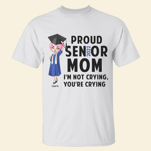 I'm Not Crying You're Crying - Personalized Shirts - Gift for Family - Chibi Graduation Front View - Shirts - GoDuckee