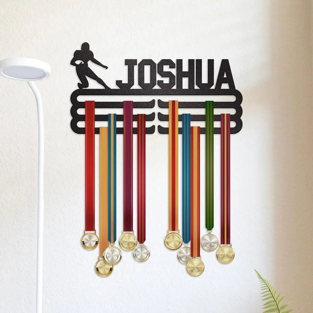 Personalized Medal Holder For Sports Lovers - - GoDuckee