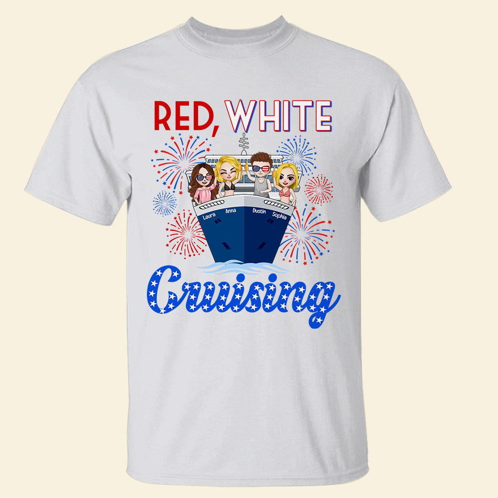 Red, White Cruising - Personalized Shirts - Shirts - GoDuckee