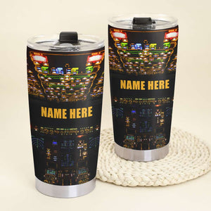 Personalized Pilot Plane's Control Panel Tumbler Cup - Gift for Pilot - Tumbler Cup - GoDuckee