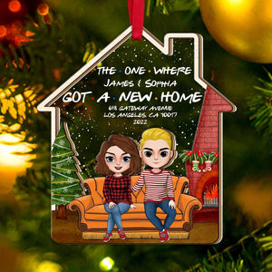 The One Where Couple Got A New Home Personalized Ornament, Christmas Gift - Ornament - GoDuckee