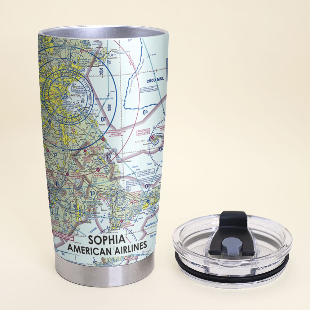 Personalized Aviation Tumbler, Gift For Airplane Lovers - Tumbler Cup - GoDuckee