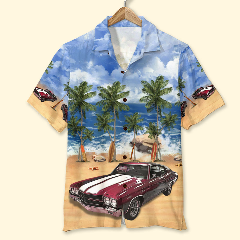 Custom Classic Car Hawaiian Shirt, Aloha Shirt, Summer Beach Pattern - Hawaiian Shirts - GoDuckee