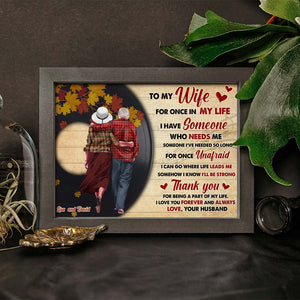 To My Wife Foe Once In My Life Personalized Canvas Printed, Gift For Couple - Poster & Canvas - GoDuckee