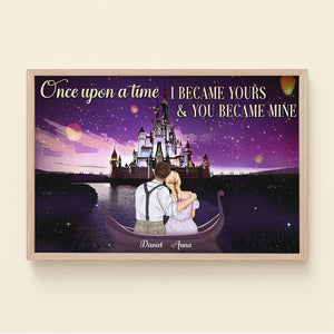 I Became Yours & You Became Mine, Couple Sweet Love Canvas Poster - Poster & Canvas - GoDuckee