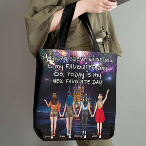 Any Day Spent With You Is My Favorite Day, Personalized Tote Bag, Gifts for Besties, Wonderland Trip with Friends - Tote Bag - GoDuckee
