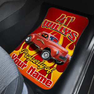 Custom Car Hot Rod Car Mats Your Property - Doormat - GoDuckee