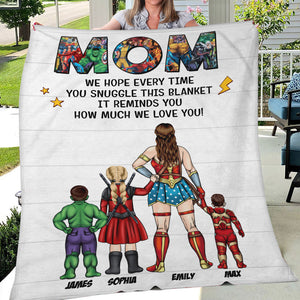 Mother's Day 01NATI300323TM Personalized Blanket - Blanket - GoDuckee