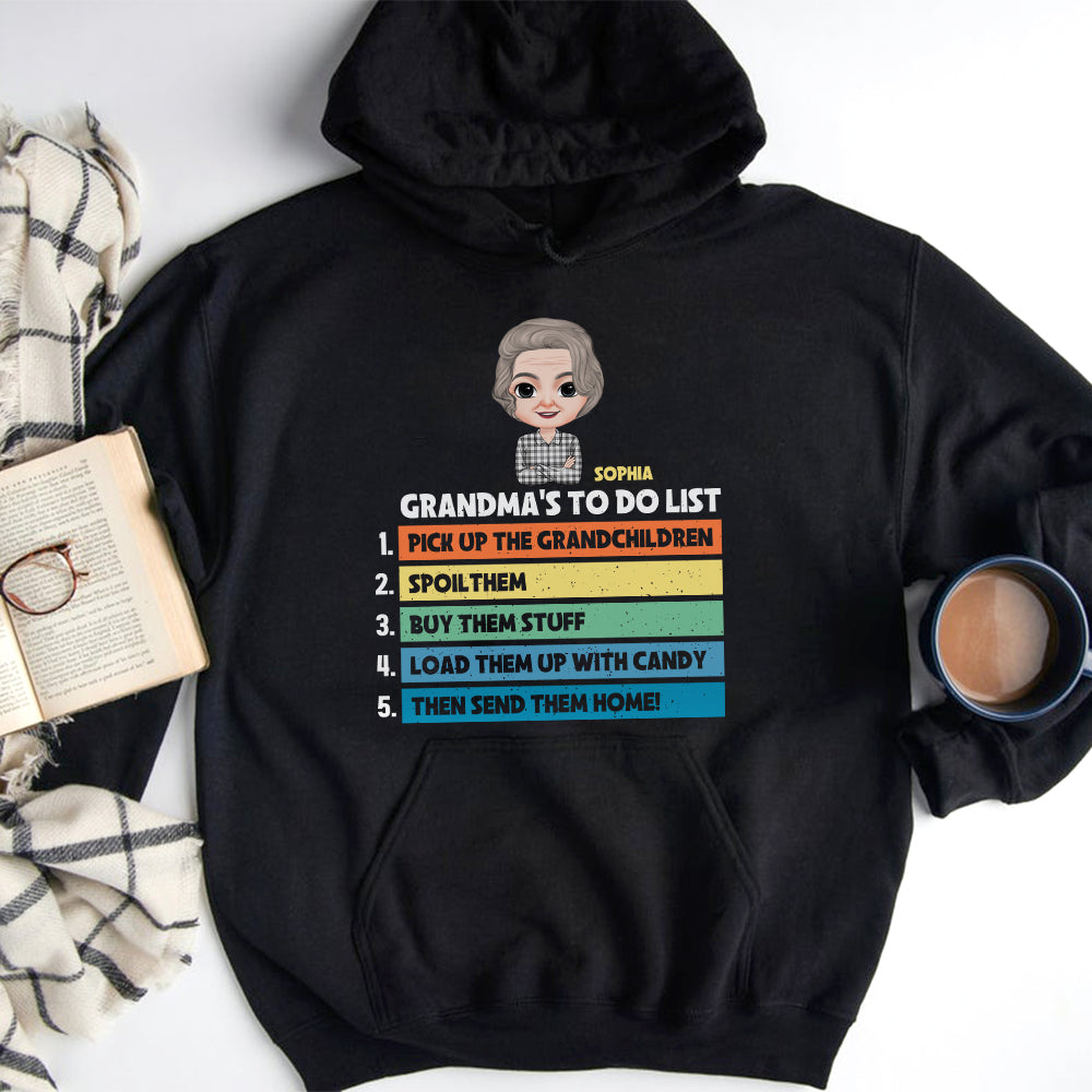 Grandma Personalized Shirt T-shirt Hoodie Sweatshirt, Gift For Grandma Mother 05HUDT010423HH - Shirts - GoDuckee