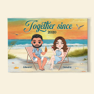 Together Since, Personalized Poster, Gift For Couple - Poster & Canvas - GoDuckee