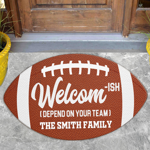 Welcome Depend On Your Team Personalized Doormat - Doormat - GoDuckee