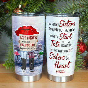 Friends Siblings God Forgot To Give Us, Personalized Tumbler, Gifts For Besties - Tumbler Cup - GoDuckee