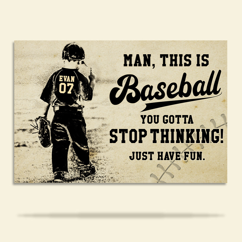 Vintage Baseball Poster