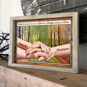 Seasons Come And Go Personalized Canvas Printed, Gift For Couple - Poster & Canvas - GoDuckee