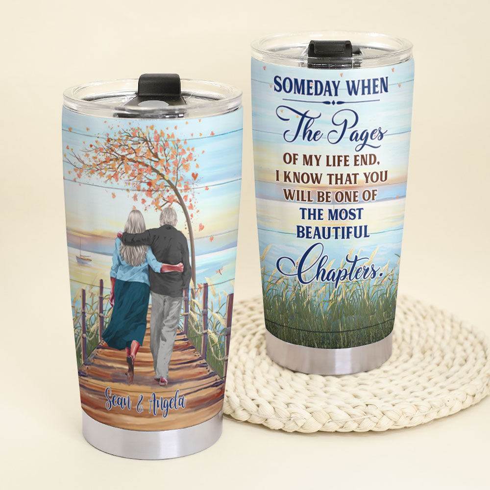 You Will Be One Of The Most Beautiful Chapters Personalized Couple Tumbler Gift For Couple - Tumbler Cup - GoDuckee