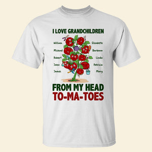 I Love Grandchildren From My Head Tomatoes, Children T-shirt Hoodie Sweatshirt - Shirts - GoDuckee