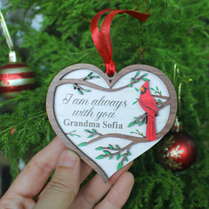 Personalized Heaven Ornament - I Am Always With You - Gift For Loved Ones hso0811 - Ornament - GoDuckee