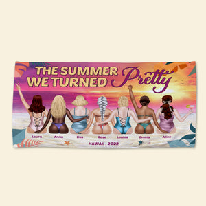 The Summer We Turned Pretty Personalized Beach Friends Beach Towel - Beach Towel - GoDuckee