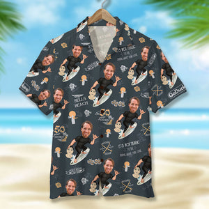 It's Not Tragic To Die Doing What You Love, Custom Surfing Hawaiian Shirt and Shorts, Gift For surfing lovers - Hawaiian Shirts - GoDuckee