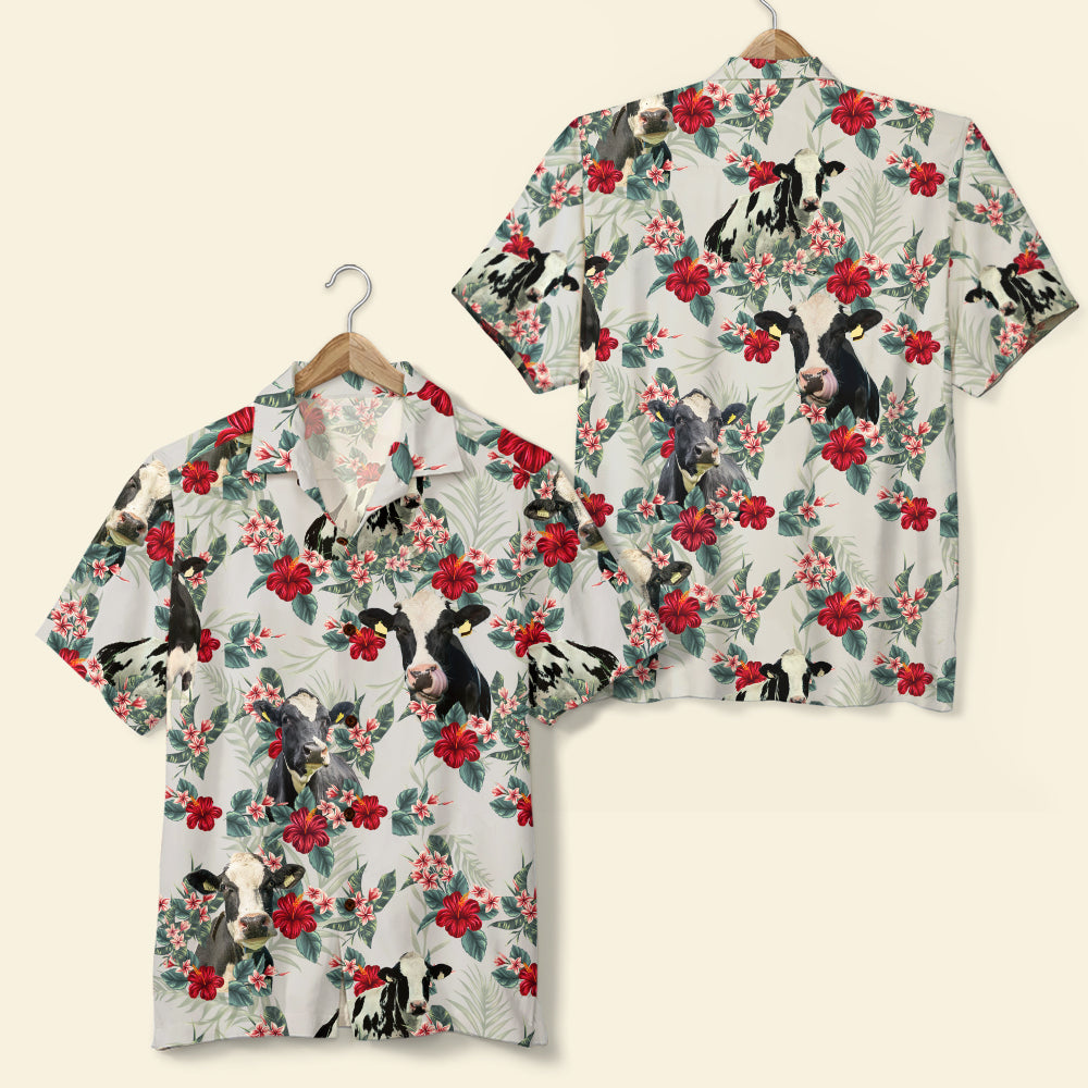 Animals Personalized Hawaiian Shirt, Gift For Farmer - Hawaiian Shirts - GoDuckee