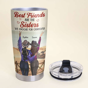 Personalized Cowgirls Bestie Tumbler Cup - Forever and Always - Tumbler Cup - GoDuckee