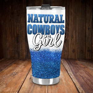 Personalized Football Girl Tumbler, Custom American Football Division, Gift For Football Lovers - Tumbler Cup - GoDuckee