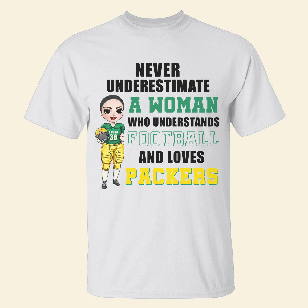 GoDuckee American Football Fans Love Each Other Personalized Shirt Gift for Couple