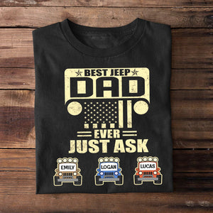 Best Car Dad Ever Just Ask Personalized Car Shirt Gift For Dad - Shirts - GoDuckee