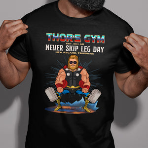 Never Skip Leg Day Gym Shirts, Gift For Gymer - Shirts - GoDuckee
