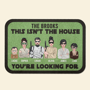 Personalized S. W. Family Doormat This Isn't The House You're Looking For - Doormat - GoDuckee