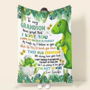 I Can Promise To Love You For The Rest Of Mine, Personalized Blanket, Gift For Family Members - Blanket - GoDuckee