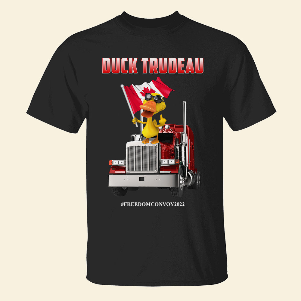 Yellow Duck with Glasses Shirt - Duck on A Truck - Shirts - GoDuckee